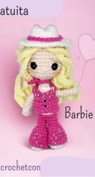 Angeles Crochet con Amor - Angie Mottura - Barbie Cowgirl - Barbie Vaquera - Spanish - Free