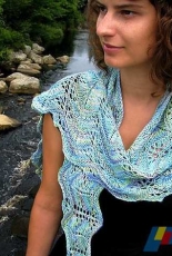 Blossoms by the Brook Shawl by Ilga Leja/Knitty, Spring/Summer 2012-Free
