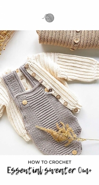 Crochet Cafe Patterns - Essential Sweater
