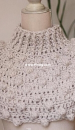 Mon Petit Violon - Vita Apala - Bobble Snood or Poncho Two in One