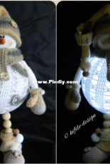 Kifile Design - Sandra Ballon- Snowman Anton Lamp-German