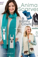 Annies Crochet - Lisa McDonald - Animal Scarves and Infinity Cowls