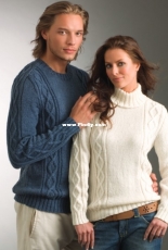 Dip Hem Jumper by Patons Australia - Free