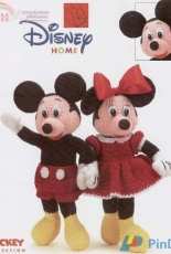Leisure Arts 3293 - Disney Mickey and Minnie Dolls - Spanish