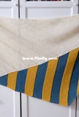 Half Stripe Shawl by Suvi Simola
