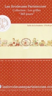 Les Brodeuses Parisiennes LBP 365 Jours by V. Enginger PCS