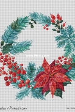 Christmas wreath by Daria Mastrakova