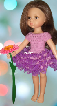 Romantic dress for Paola Reina