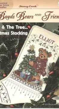 Stoney Creek - Boyds Bears And Friends - Elliot & The Tree... Christmas Stocking