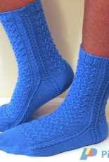 Knit Tenacity-Mad Color Weave Socks by Tina LorinFree