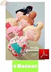 Fernanda Lacerda-Felting Kokeshis-Free Pattern/Portuguese