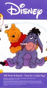 Designer Stitches - J50 - Pooh And Eeyore by Debbie Minton