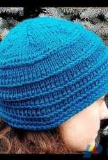 Katy Sue Knits-Braided Winter Cap by Katy Sue-Free