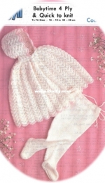 Argyll 125 Baby Cape and pants