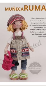 Diseño carocreated_carola herbst_ ruma muñeca_ español