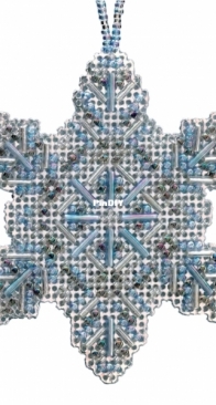 Mill Hill - Beaded Holiday - MH21-2011 - Crystal Snowflake