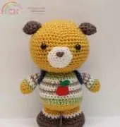 Little Muggles Amigurumi Designs - Fuji Bear - English