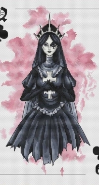 Lady Of Clubs - Queen Of Clubs by Ksenia Novikova