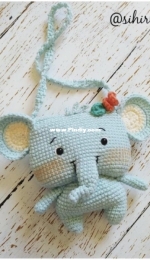 Sihirli Halka - Burcu Bülbül - Elephant Molly Bag - Fil Molly Canta - Turkish