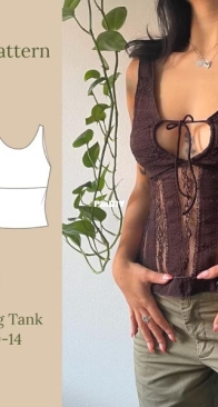 TransformedByTracy - Transformations By Tracy - Tracy Garcia - Drawstring Tank - Sizes 00-14