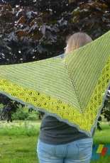 Wee County Yarns-Solway Shawl by Clare Hutchinson - Free