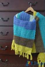 BrightandScrappy- Believe You Have My Stapler Blanket Scarf -Free