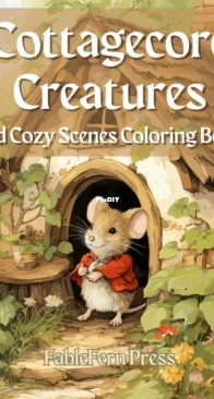 FableFern Press - Cottagecore Creatures and Cozy Scenes Coloring Book