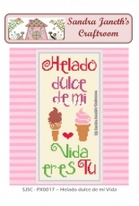 Sandra Janeths Craftroom SJSC - PX0017 - Helado dulce de mi Vida