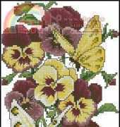 Leisure Arts Picturesque pansies
