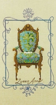 Nora Corbett - Sitting Pretty Collection -  NC178 - Queen Anne Chair