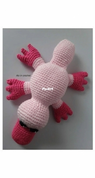 AixInCrochet - Aixa Rodriguez Avendaño - Pink Platypus - Ornitorrinco - English (US/UK) and Spanish