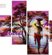 Arxinda - Triptico / Triptych Africana y Atardecer
