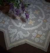 Tablecloth christmas star hardanger-Sarah hardanger nº02