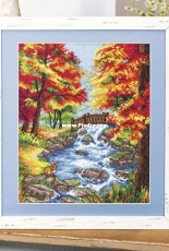 Natures Paintbox - Autumn Woods by Amanda Butler from The World of Cross Stitching TWOCS 272 XSD