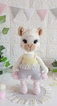Shevchenko Toys - Anna Shevchenko - Анна Шевченко - Lama Emily - Лама Эмили - Russian