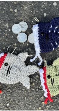 Blackstone Designs  - Sonya Blackstone - Shark Keychain Pouch
