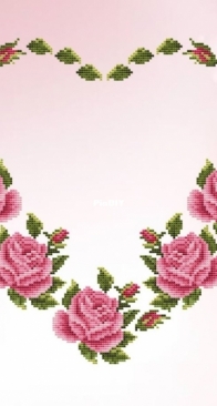Lovemeoks Embroidery - Oksana - Flower Heart