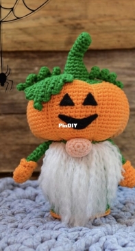 Amigurumi Toy pattern - Irina Markova - Pumpkin Gnome