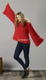 Sugar Bush - Sweet Collection - Polar Berry Pullover by Therese Chynoweth - Free