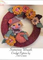 Teri Crews Designs - Teri Crews - Scarecrow Wreath