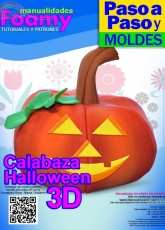 Foamy-Halloween Pumpkin 3D/ Spanish