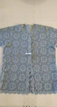 Crocheted cardigan