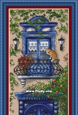 Sapphire Balcony by Alena Koshkina