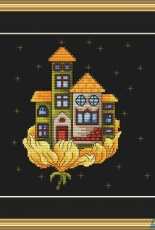 Yellow Flower House by Natalia Rybalchenko - Free