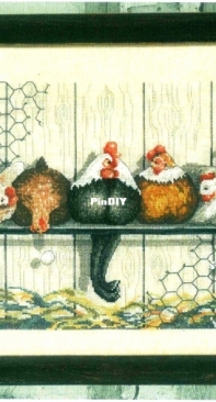 Oehlenschlager Design OOE - 99553 Hen guarding the Chicken Coop XSD-PAT