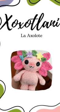 Zhofia Almaraz - Xoxotlani the axolotl - Xoxotlani la axolote - Spanish