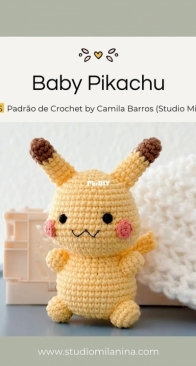 Studio Milanina - Camila Barros - Baby Pikachu - Portuguese - Free