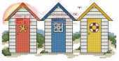 Artecy Cross Stitch - Beach Huts by Tereena Clarke