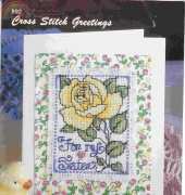 Design Works - Yellow Rose Shabby Chic card #892