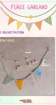 Taly Dolls - Nataliya Metelev / Natali Met - Flags garland - Free